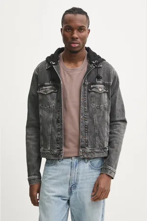 Tommy Hilfiger Džínová bunda pánská, barva, přechodná, DM0DM20621