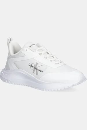 Calvin Klein Sneakers boty EVA RUNNER LOW LACE MIX ML WN barva, YW0YW01442