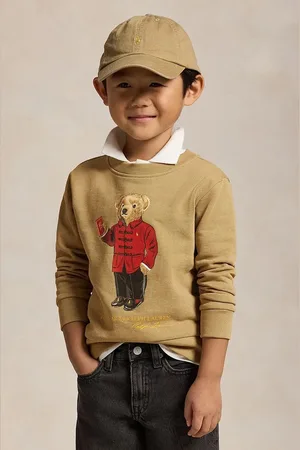 Ralph Lauren Dětská bavlněná mikina barva, s potiskem, 322961412002