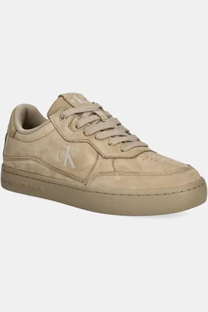 Calvin Klein Nubukové tenisky CLASSIC CUPSOLE WAVE MG CS barva, YM0YM01256