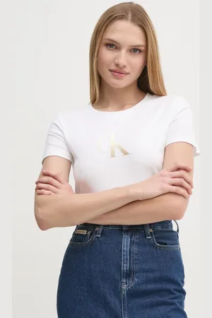 Calvin Klein Bavlněné tričko barva, J20J224982