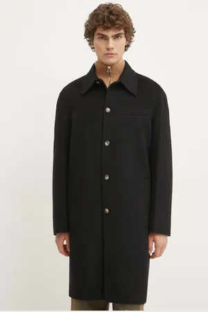 Nanushka Vlněný kabát JANNO barva, přechodný, oversize, NM24CROW01799