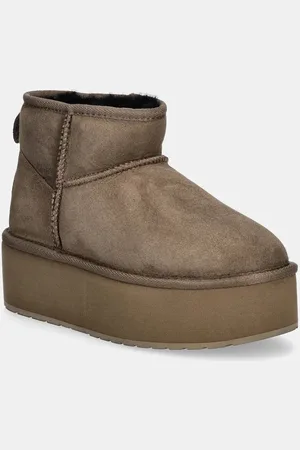 Emu Semišové sněhule Stinger Micro Flatform barva, W13082.CORI