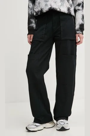 Abercrombie & Fitch Kalhoty dámské, barva, jednoduché, high waist, KI156-4524