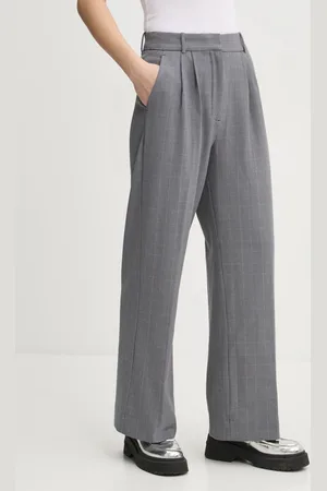 Abercrombie & Fitch Kalhoty dámské, barva, jednoduché, high waist, KI156-4331