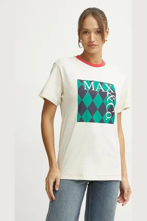 Max&Co. Bavlněné tričko barva, 2518971041200