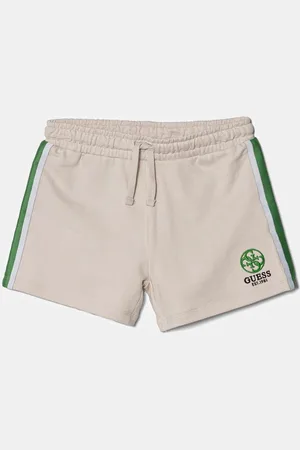Guess Dětské bavlněné šortky barva, s aplikací, nastavitelný pas, J5RD09 KAD74