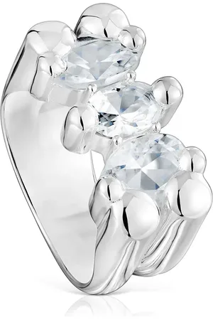 TOUS Stříbrný prsten 12 Bold Bear Gem 1004228112