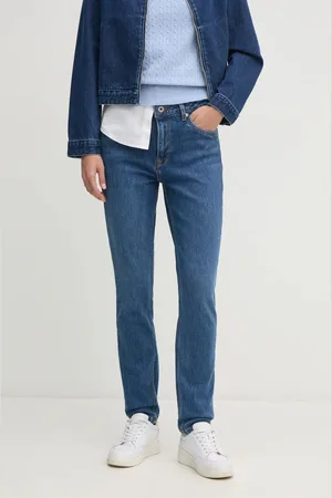 Pepe Jeans Džíny TAPERED JEANS HW VIOLET dámské, high waist, PL204591EE3