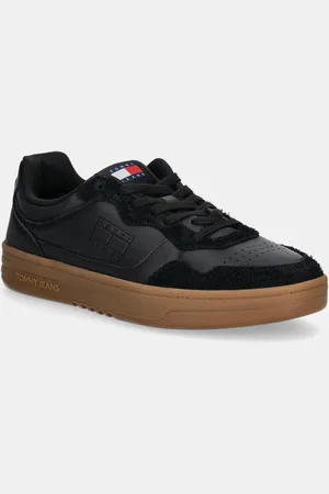 Tommy Hilfiger Kožené sneakers boty TJM CUPSOLE LEATHER MIX barva, EM0EM01566