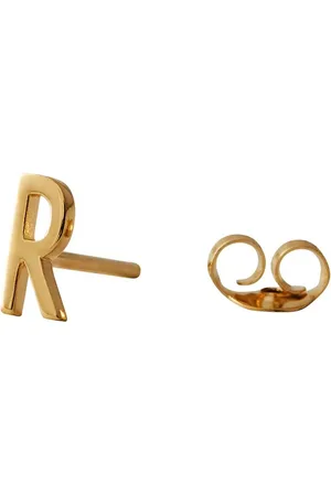 Design Letters Pozlacené stříbrné náušnice 90401001R