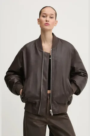 Miss Sixty Kožená bunda bomber dámská, barva, zimní, 6L4LJ0460000