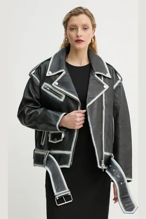 Stand Studio Kožená bunda Irene Jacket dámská, barva, přechodná, 62272-7030