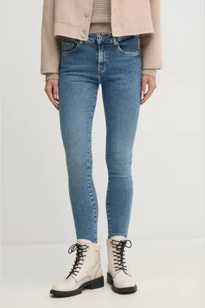 Pepe Jeans Džíny SKINNY JEANS MW REGENT dámské, barva, PL204728IA3
