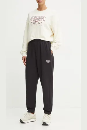 Reebok Bavlněné tepláky barva, s aplikací, 100205172