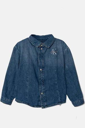 Calvin Klein Dětská bavlněná košile IG0IG02523