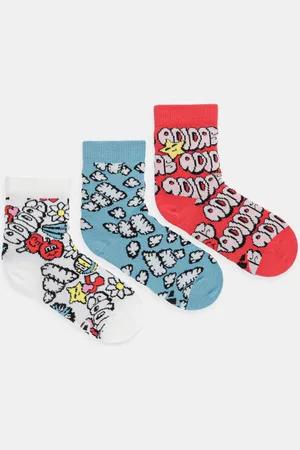 adidas Dětské ponožky 3-pack barva, JH3421