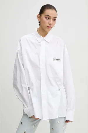 Fiorucci Bavlněná košile barva, relaxed, s klasickým límcem, U01FMTLO230CO02WH01