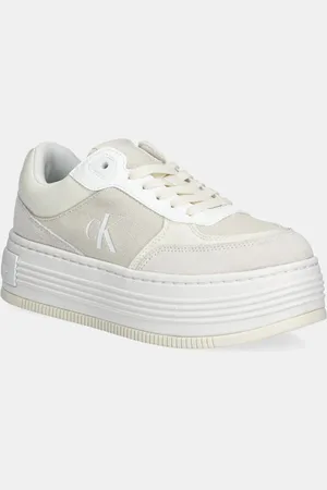 Calvin Klein Sneakers boty BOLD FLATF LOW MIX MG MEDIA barva, YW0YW01638