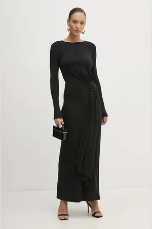 Guess Šaty GWENDOLINE vínová barva, maxi, 5RGK73 6257A