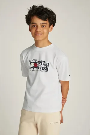 Tommy Hilfiger Dětské bavlněné tričko barva, s potiskem, KB0KB09354