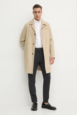 HUGO BOSS Kabát pánský, barva, přechodný, oversize, 50540478
