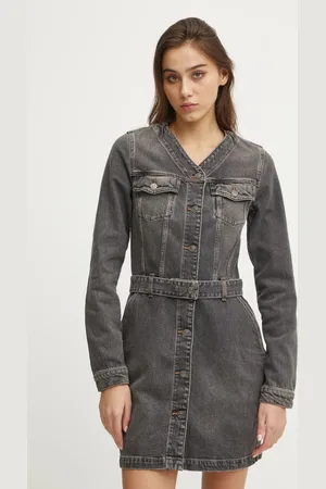 Tommy Hilfiger Džínové šaty barva, mini, DW0DW20154