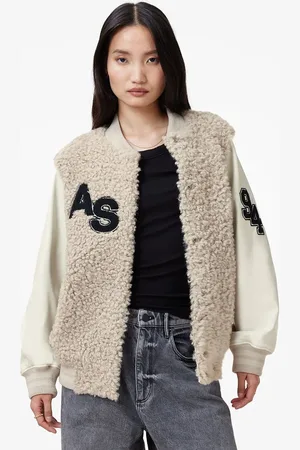 AllSaints Bunda VALERIE dámská, barva, přechodná, oversize, W083LB