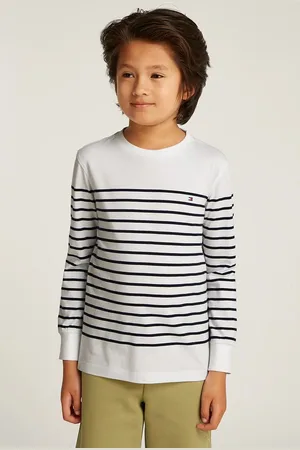 Tommy Hilfiger Dětské bavlněné tričko s dlouhým rukávem barva, KS0KS00540
