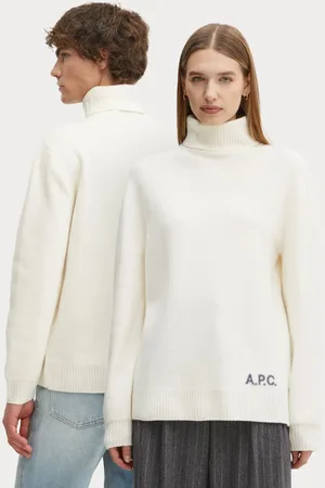 A.P.C. Vlněný svetr pull walter barva, s golfem, WVBDJ.M23248