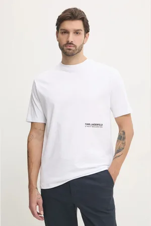 Karl Lagerfeld Bavlněné tričko barva, s potiskem, 551230.755192