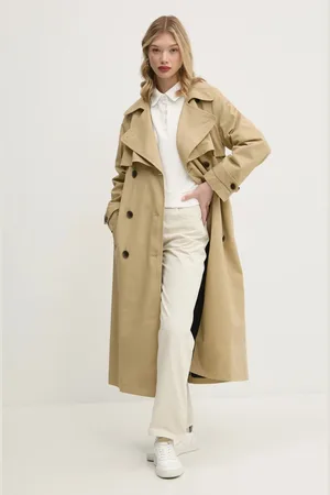 Tommy Hilfiger Bavlněný trenčkot barva, DW0DW20280