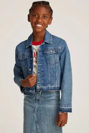 Tommy Hilfiger Dětská riflová bunda barva, KG0KG08309