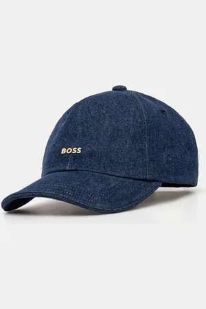HUGO BOSS Bavlněná baseballová čepice tmavomodrá barva, 50533368