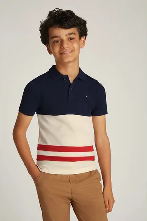 Tommy Hilfiger Dětská bavlněná polokošile barva, KB0KB09335