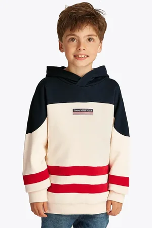 Tommy Hilfiger Dětská bavlněná mikina barva, s kapucí, s aplikací, KB0KB09584