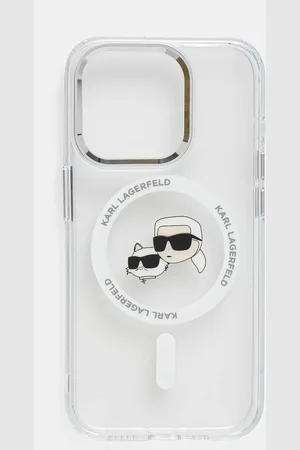 Karl Lagerfeld Obal na telefon iPhone 15 Pro 6.1 barva, KLHMP15LHLSKCH