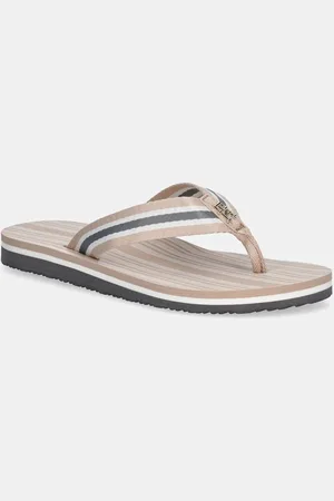 Tommy Hilfiger Žabky IM TH PRINT BEACH SANDAL dámské, barva, na plochém podpatku, FW0FW08370