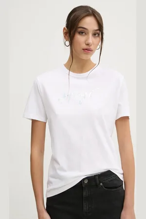 HUGO BOSS Bavlněné tričko barva, 50535491