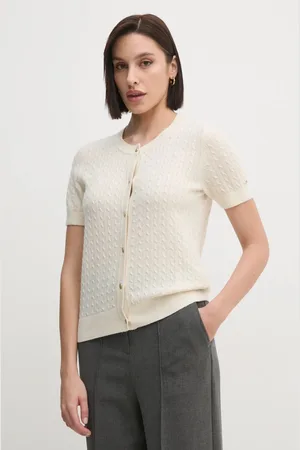 Tommy Hilfiger Vlněný svetr barva, lehký, WW0WW43958