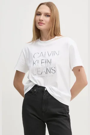 Calvin Klein Bavlněné tričko barva, J20J224987