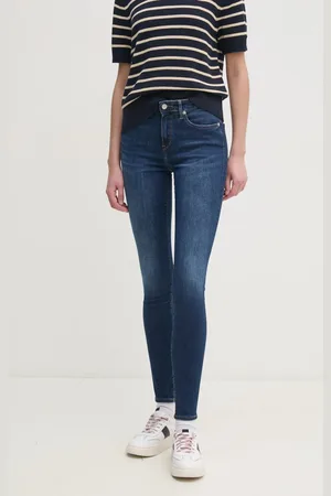 Tommy Hilfiger Džíny dámské, tmavomodrá barva, WW0WW45010