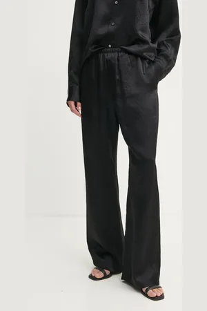 Filippa K Kalhoty dámské, barva, široké, high waist, 31129