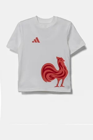 adidas Dětské bavlněné tričko barva, s potiskem, JN4155