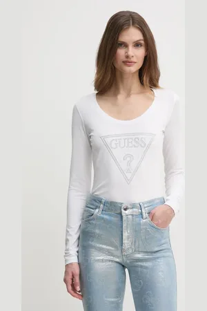 Guess Tričko s dlouhým rukávem barva, W5RI65 J1314