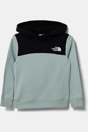 The North Face Dětská bavlněná mikina BACK LOGO RELAXED P/O HOODIE barva, s kapucí, s potiskem, NF0A89HC1OC1