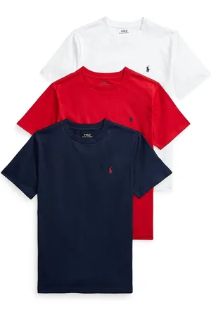 Ralph Lauren Dětské bavlněné tričko 3-pack barva, 323884456001