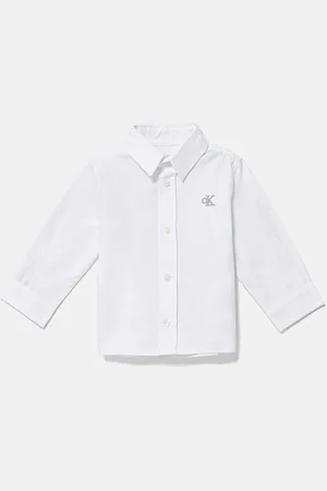 Calvin Klein Dětská bavlněná košile barva, IN0IN00289