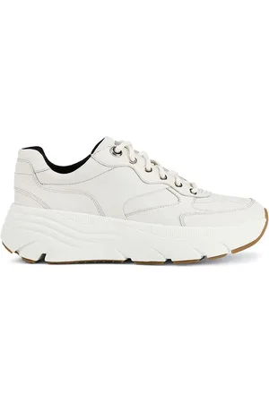 Geox Kožené sneakers boty D DIAMANTA A barva, D26UFA 00085 C1002