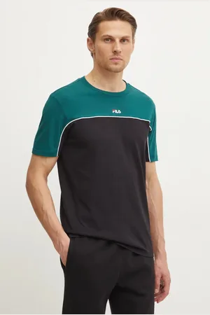 Fila Bavlněné tričko Libatse barva, FAM0784